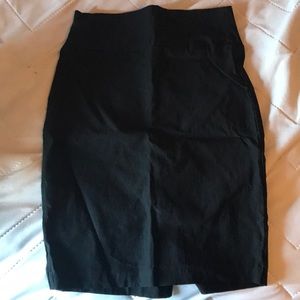 Black work skirt